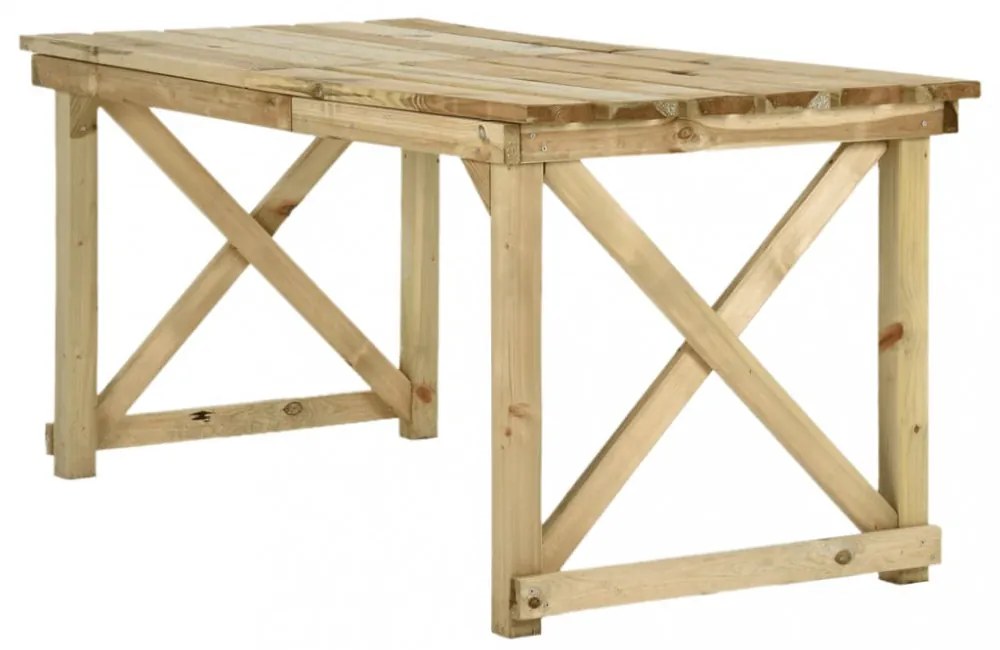 fa kerti asztal 160 x 79 x 75 cm