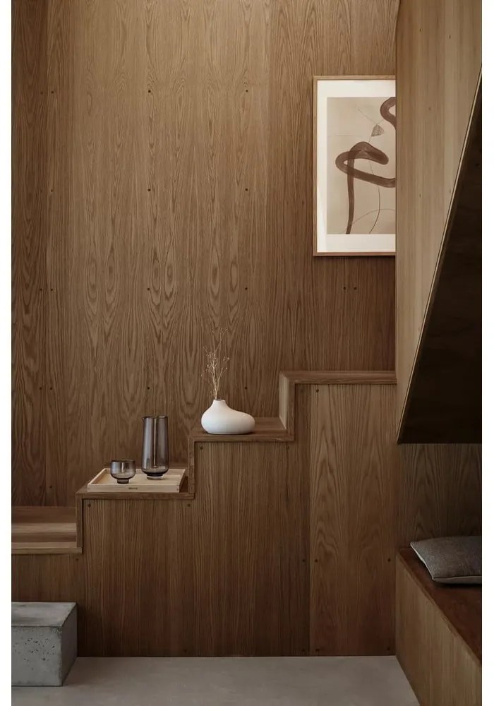 Világosszürke porcelán váza (magasság 13 cm) Nona – Blomus