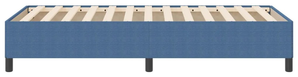 vidaXL Ágykeret Kék 90 x 200 cm Bársony anyag