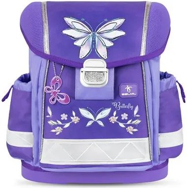 Iskolatáska, fémcsat, BELMIL Classy Starlight Wings, csillagfény szárnyak (BL40313AG67UL)