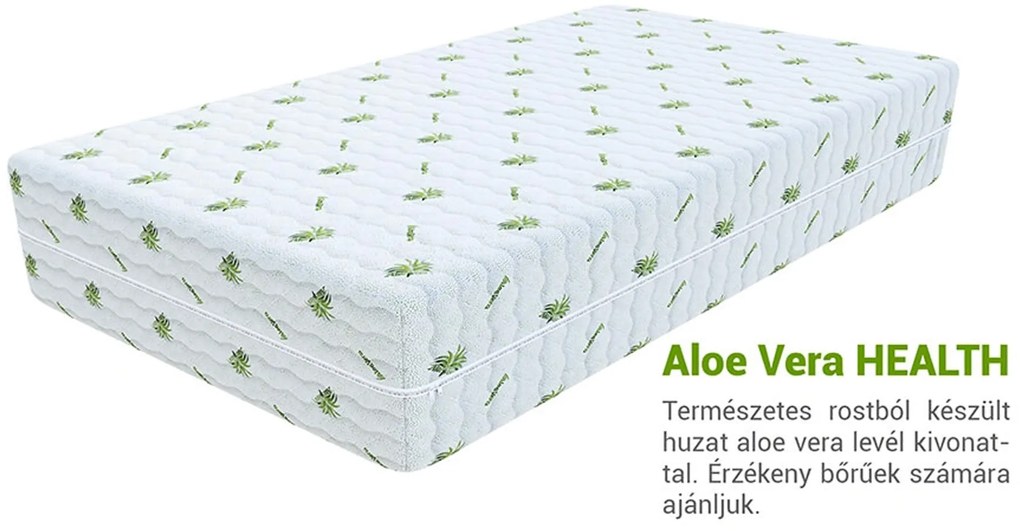 Jaamatrac Kókuszmatrac Sandra 90x200 Huzat: AloeVera (felár ellenében)