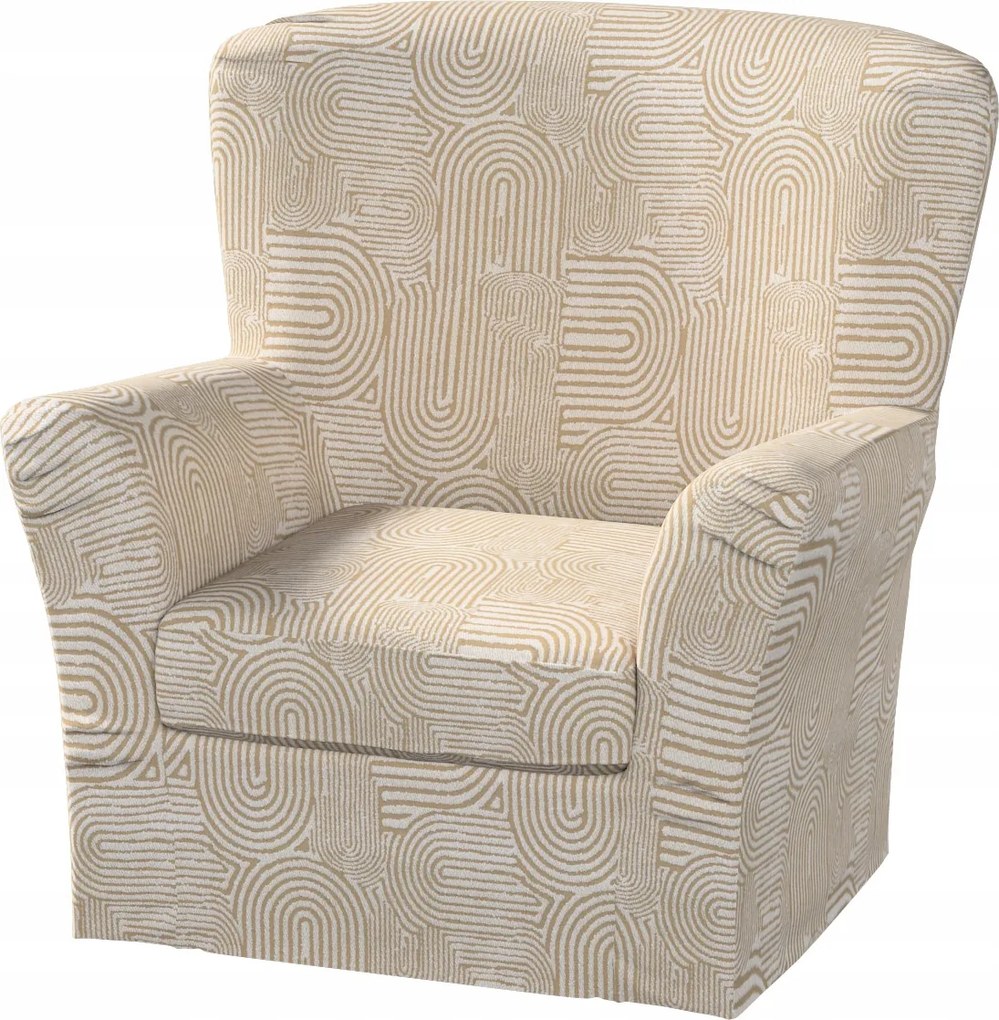 Tomelilla magas fotelhuzat Ikea könyvjelzőkkel bézs-ecru