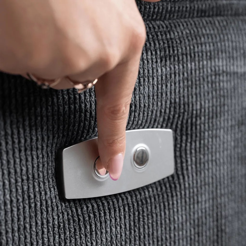 Elektromosan Vezérelhető Masszázsfunkciós Relaxfotel Fekete Színben. JASPER