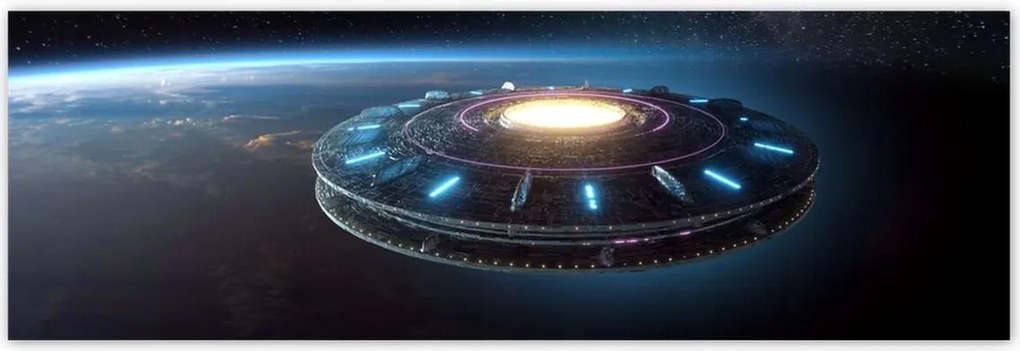 Poszterek 200x66 UFO-k repülnek a Föld felett