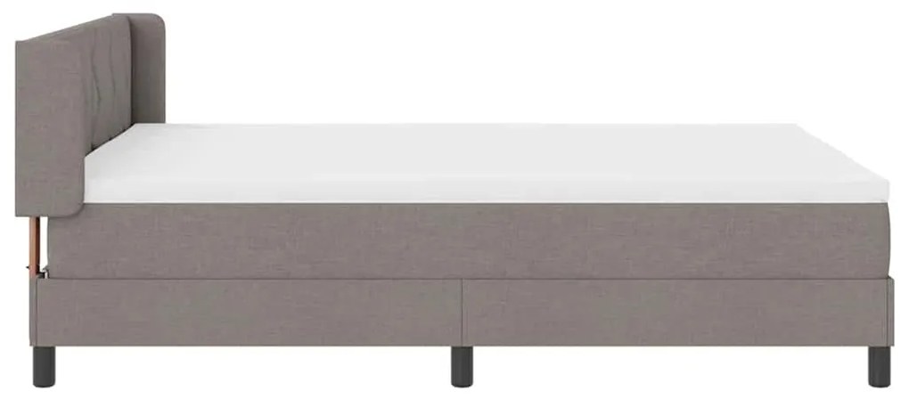 Boxspring ágy matraccal matracmal Tópszínű 140 x 190 cm