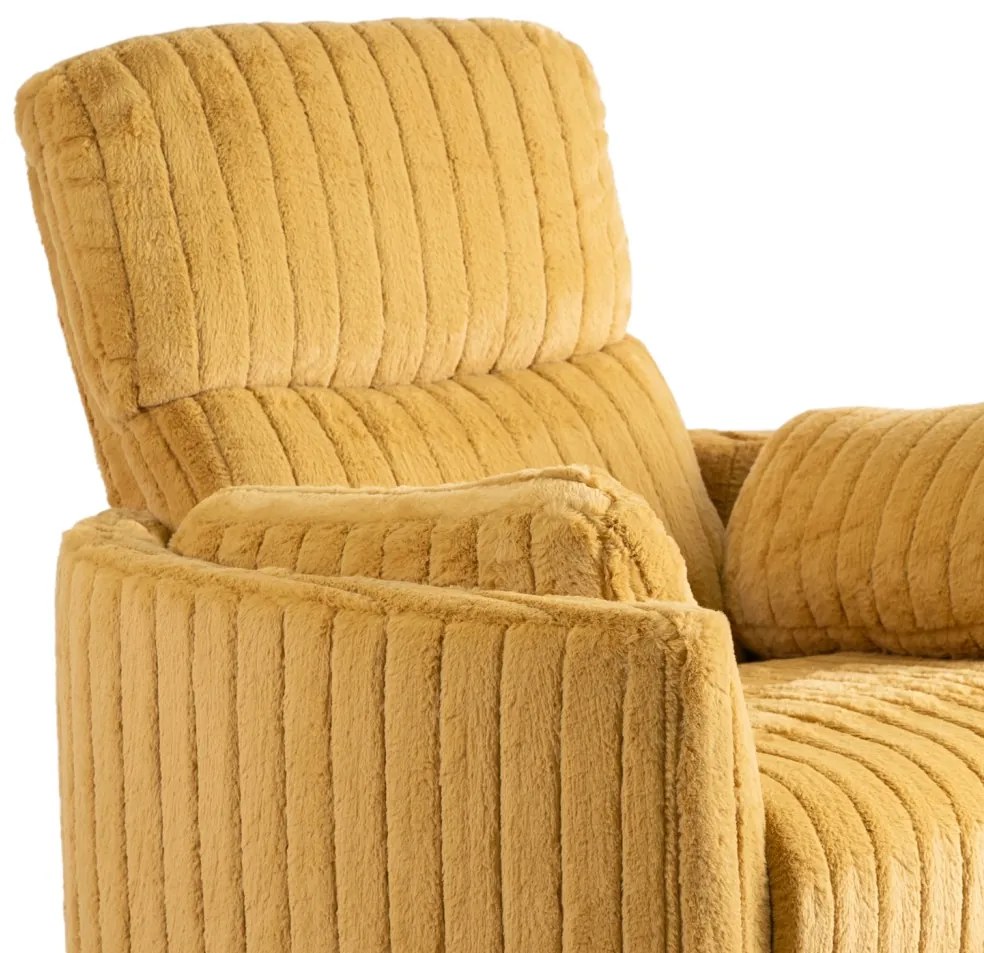 Tv és Pihenőfotel Mustár Színben. RAUL