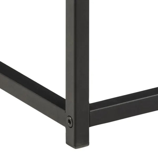 CORA dohányzóasztal tölgy/fekete színben