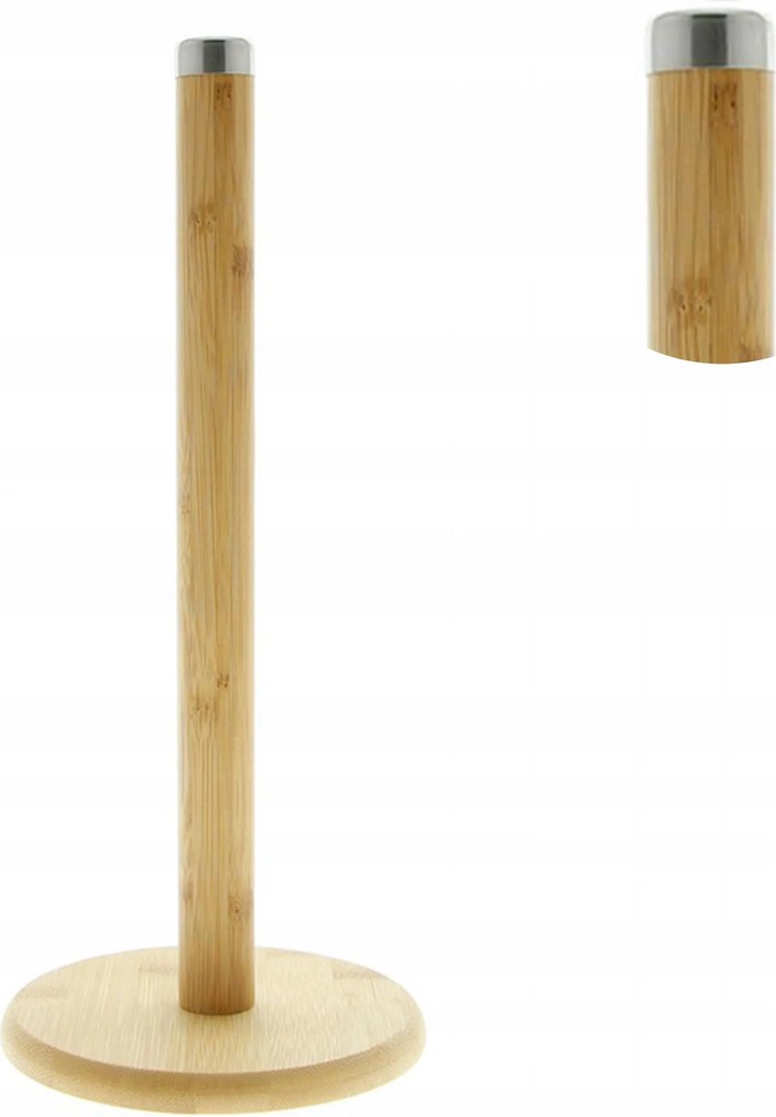 Bambusz Papírtartó Állvány Konyhai Törölköző