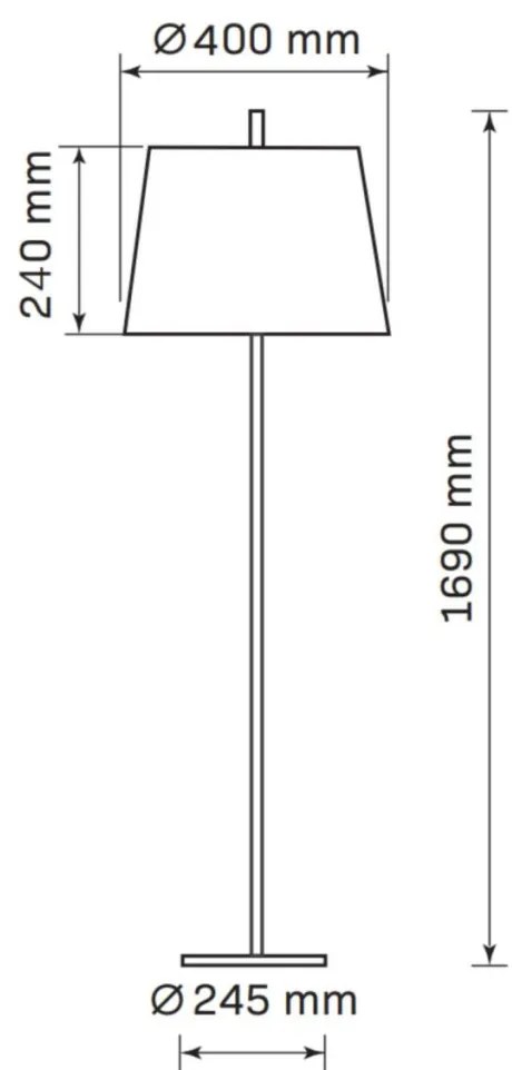 Polux ELENA 325532 Állólámpa 1x20W/E27 IP20