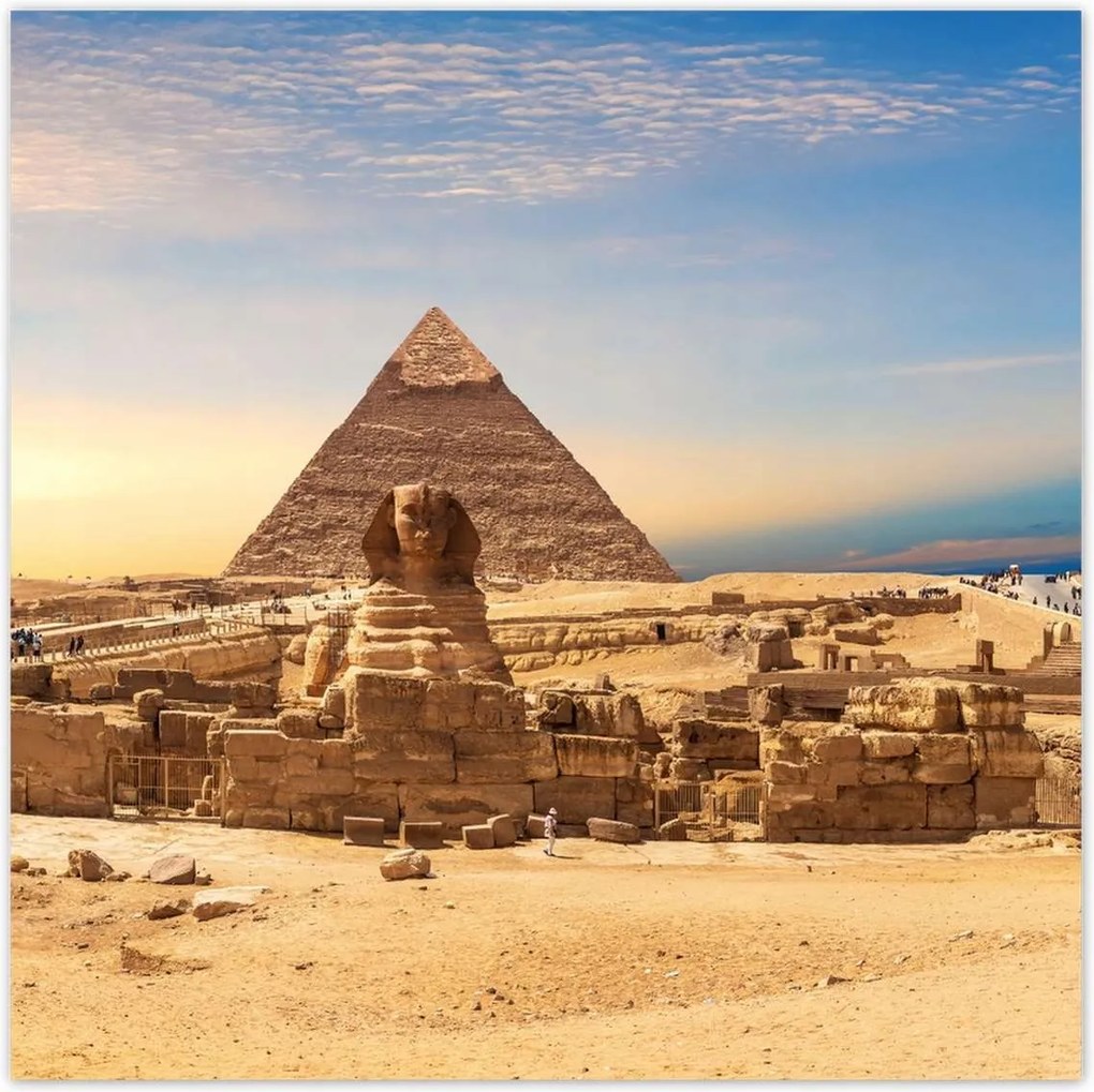 Poszterek 100x100 Panoráma a piramisokra