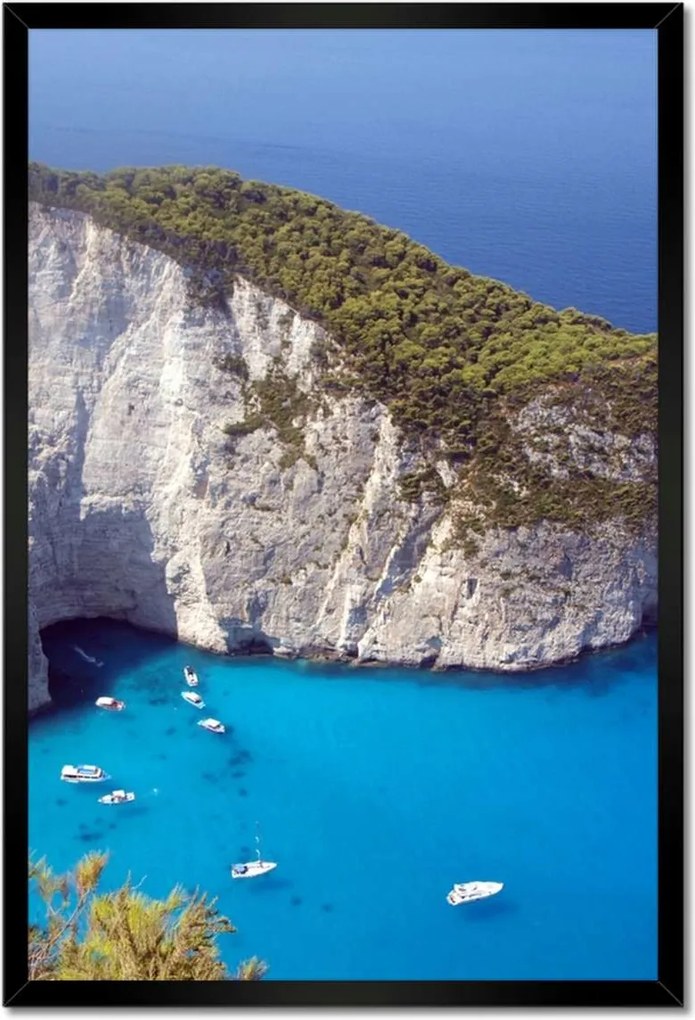 Poszterek keretben 40x60 Napsütéses nap a tengerparton