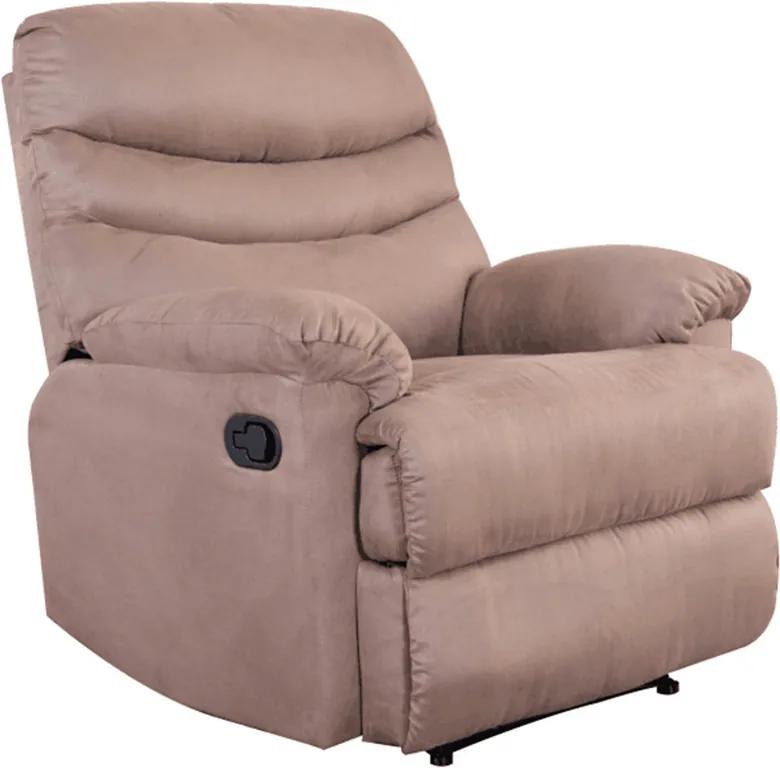 Állítható masszázs fotel, szürke-bézs Taupe, LAMBERT