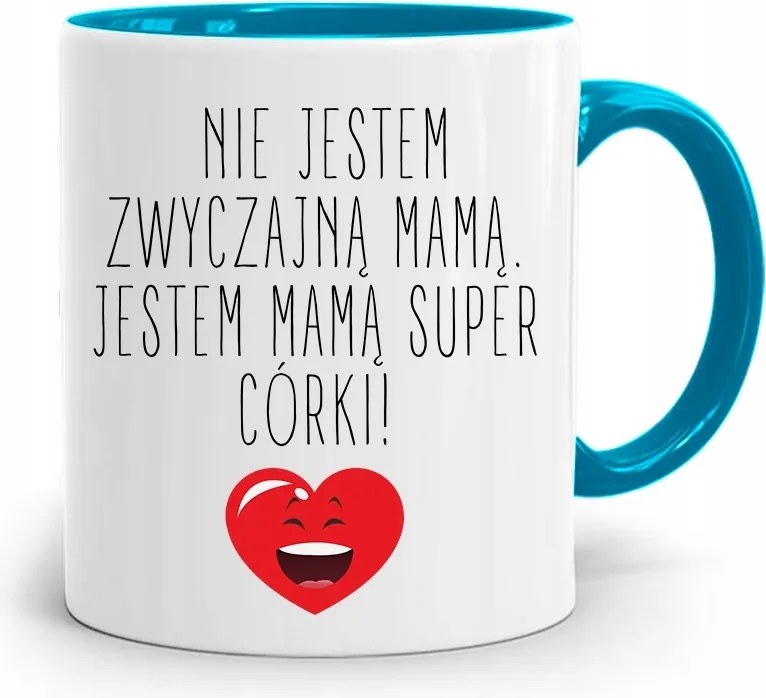 Kék Bögre Anyukáknak Nem Hétköznapi Anyuka fényképes nyomattal