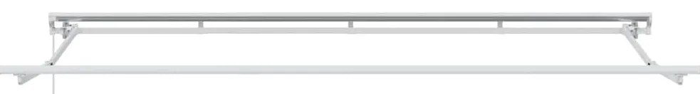 Behúzható napellenző Fehér 400x200 cm szövet