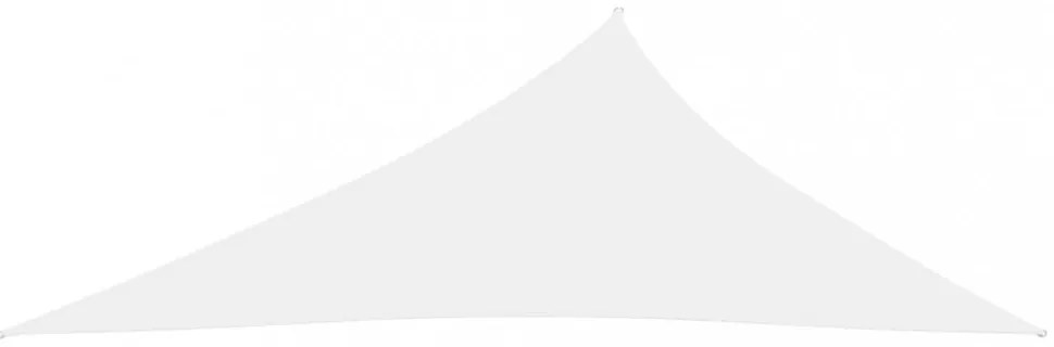 fehér háromszögű oxford-szövet napvitorla 3 x 4 x 5 m