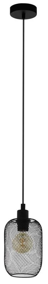 Eglo 43332 - Csillár zsinóron WRINGTON 1xE27/60W/230V