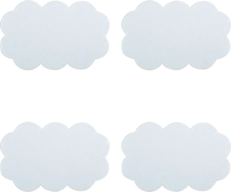 Gyerek csúszásgátló alátét szett fürdőkádba 4 db-os 9x14,5 cm Nuages – MSV
