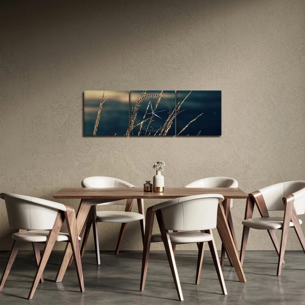 A füvek képe (órával) (90x30 cm)