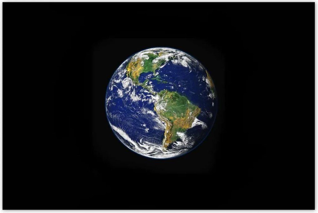 Poszterek 120x80 Föld Kilátás az űrből