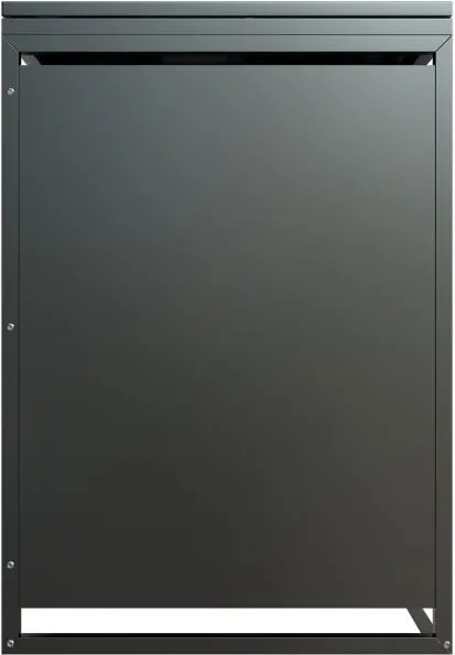 Fém szeméttároló fedél 66 × 119 × 80 cm