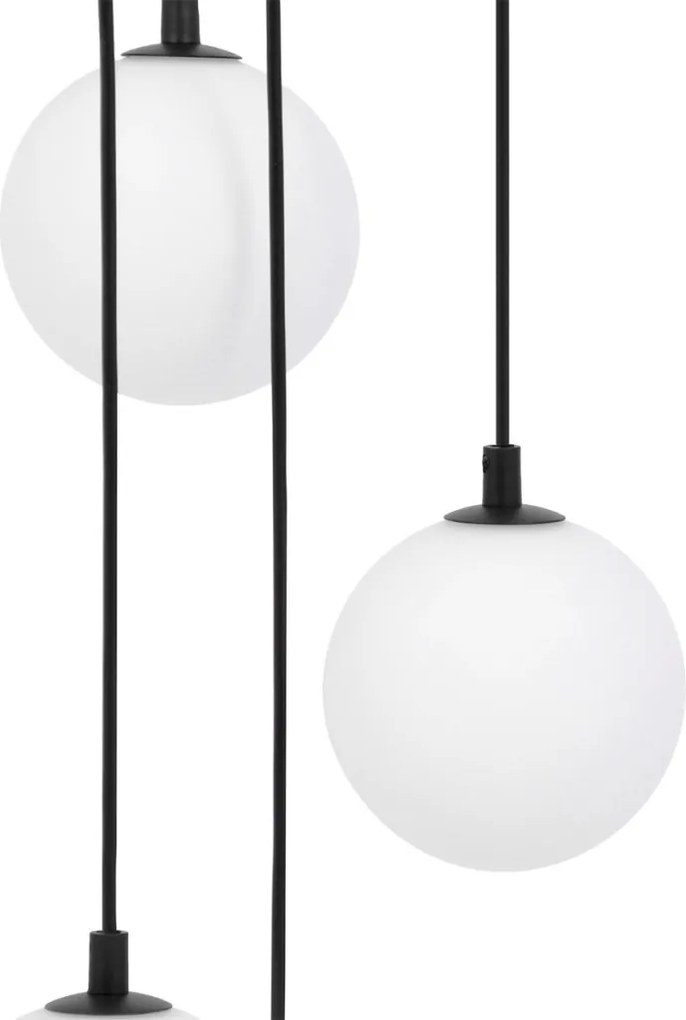 KAJA KP-29 ASPEN Többágú Függesztett Lámpa Fekete G9 IP20