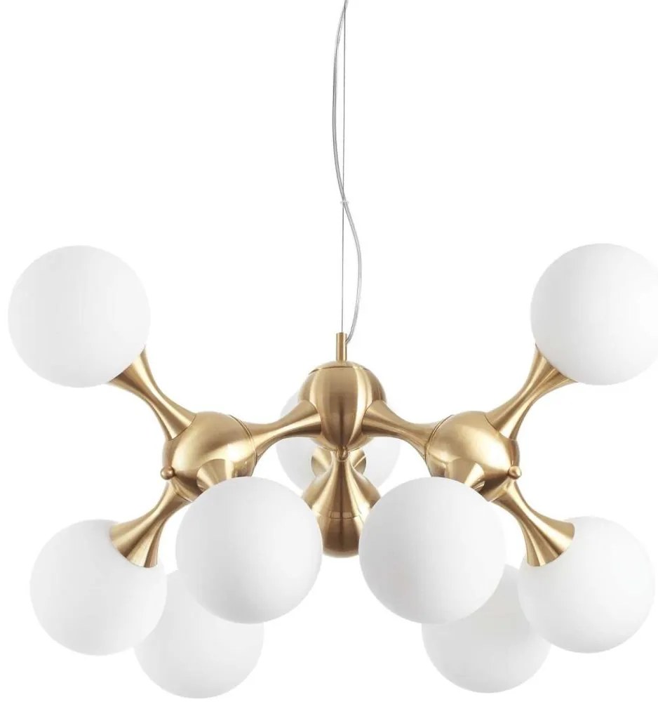 Ideal Lux - Csillár zsinóron NODI 9xE14/28W/230V réz 241036