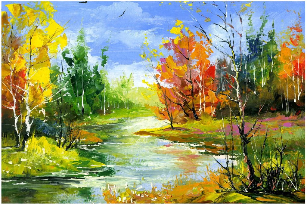 Kép - Tájfestés (90x60 cm)