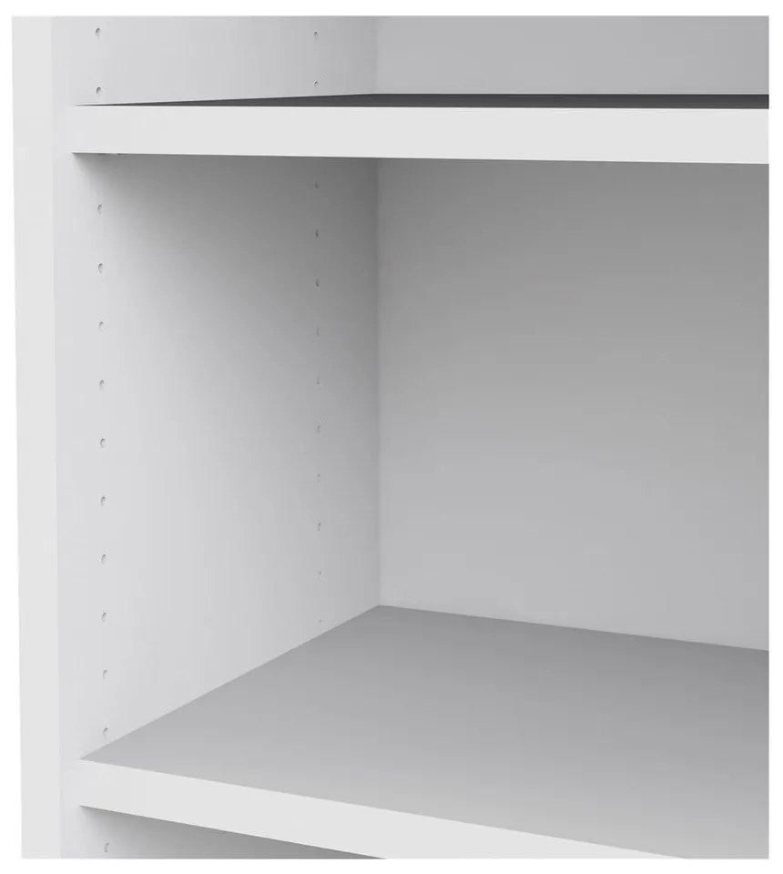 Fehér moduláris könyvespolc 89x189 cm Prima – Tvilum