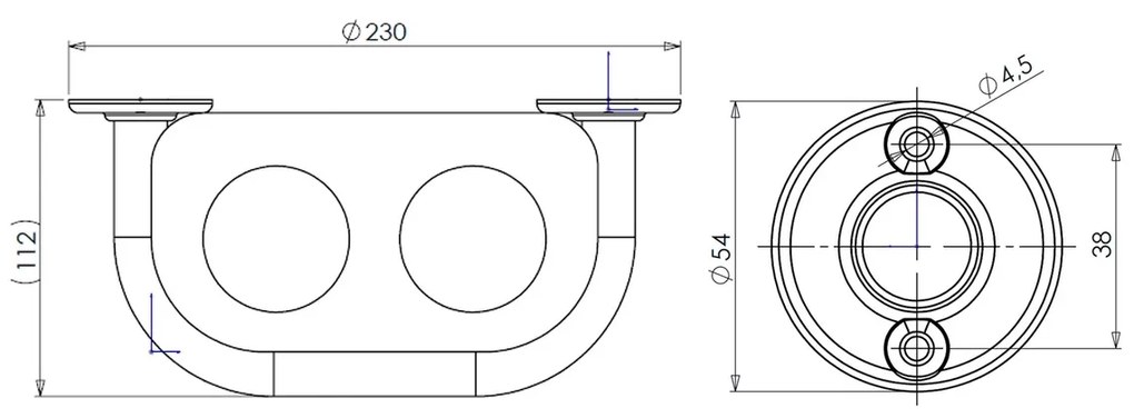 AQUALINE 8007 pohártartó, fehér