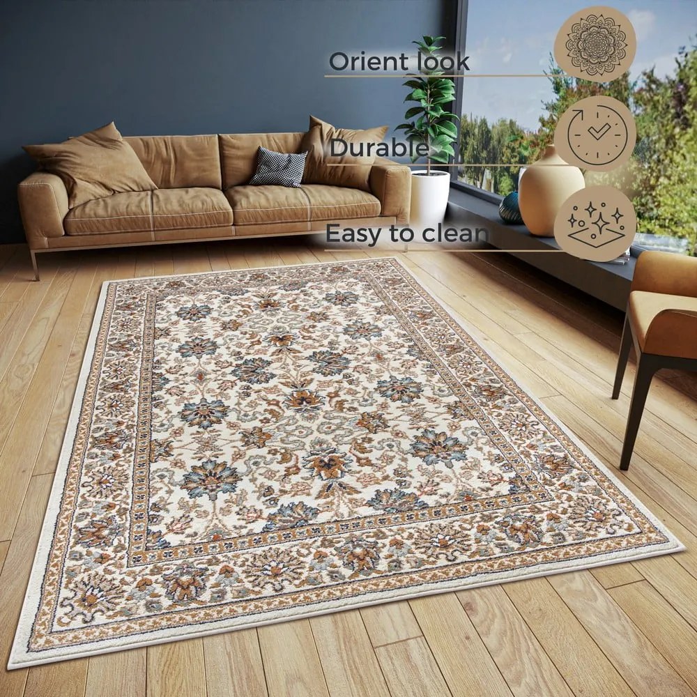 Krémszínű szőnyeg 57x90 cm Orient Saraceni – Hanse Home