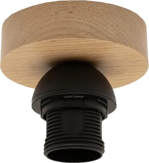 Brilagi - LED felületre szerelhető csillár CERIA WIRE 1xE27/40W/230V átm. 21 cm fekete/tölgy