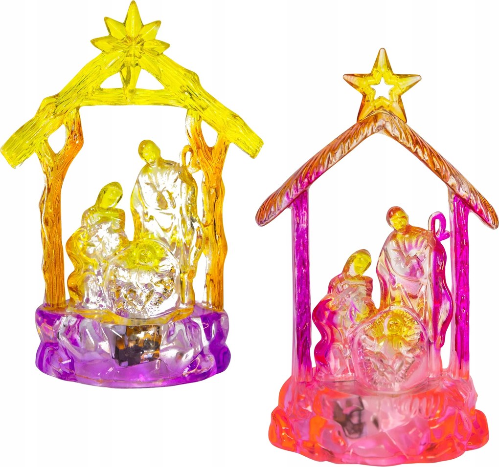 Karácsonyi betlehem Led karácsonyi lámpa mix dekoráció Vergionic