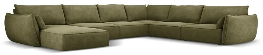 Zöld sarokkanapé (jobb oldali) Vanda – Mazzini Sofas