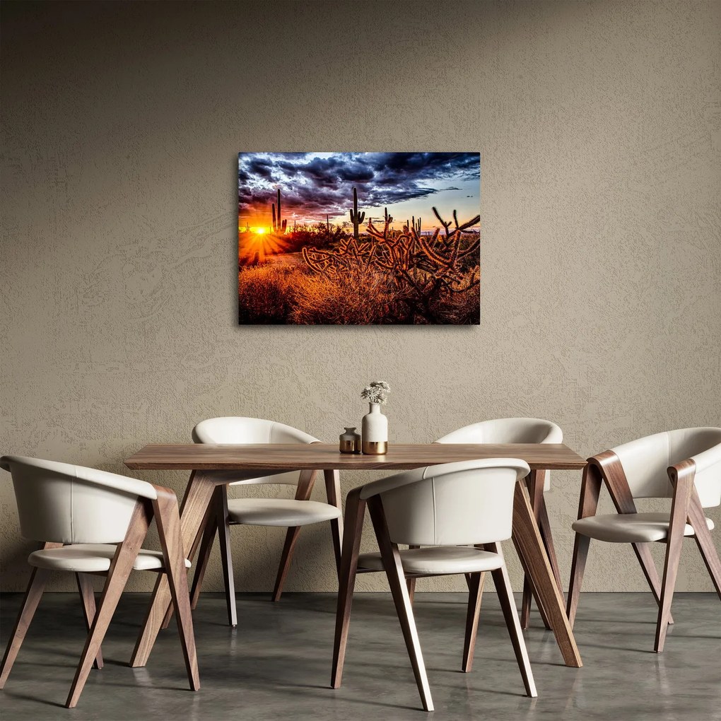 Kép - Arany sivatagi óra (70x50 cm)