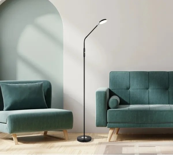 Globo 58504SS - SILVIO érintésvezérlésű, dimmelhető LED állólámpa LED/6,5W/230V, fekete