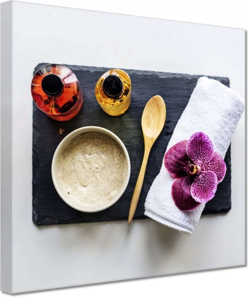 Vászonkép 60x60 Spa Wellness Relaxáció Víz