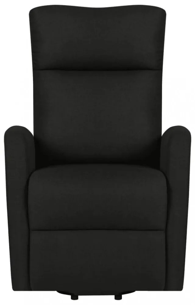 vidaXL fekete szövet felállást segítő fotel