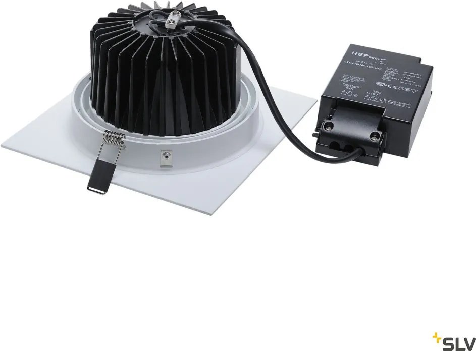 SLV NEW TRIA 1 SET 114281 Beépíthető spotlámpa 1x29W/LED 2700K 2500LM IP20