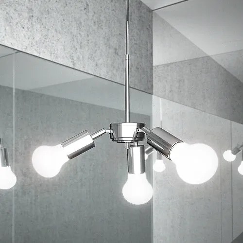 RENDL TRIX függesztő készlet króm 230V LED E27 3x15W