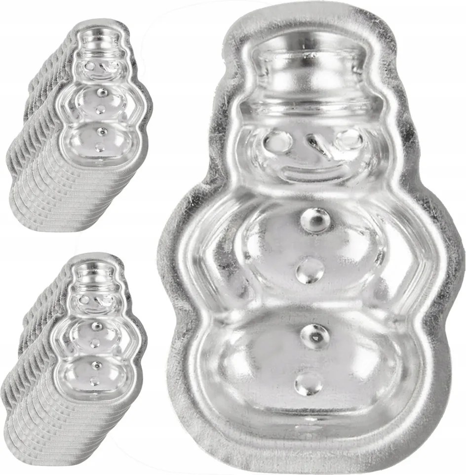 20x Hóember Formák Sütemény Mézeskalács Csokoládé