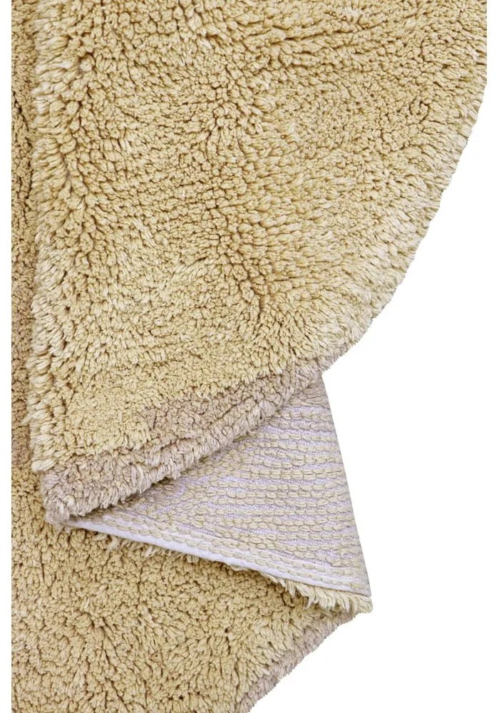 Bézs mosható kézi szövésű pamut gyerek szőnyeg 120x122 cm Bear – Lorena Canals