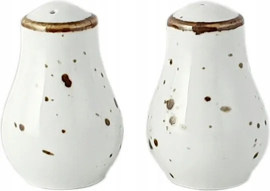 Cottage White Porcelán szett Só/bors Tejszín Alumínium Bogucice