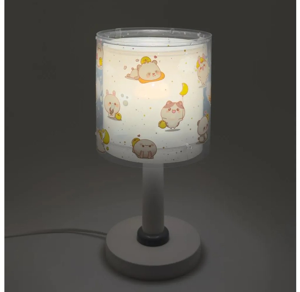 Dalber 41761E - KAWAII FRIENDS LED gyereklámpa 1xG4/4W/230V szürke