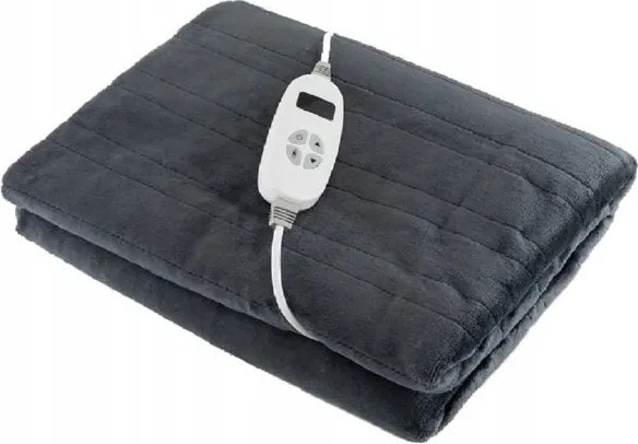 Costway flanel takaró 131,5 cm x 180 cm szürke