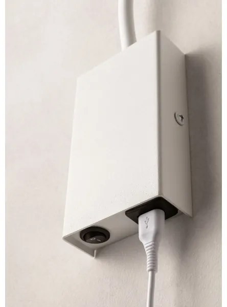 Redo 01-2754 - WALLIE LED flexibilis lámpa LED/3W/230V USB CRI 90 fehér