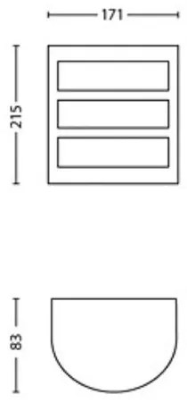 Philips - LED Kültéri fali lámpa PYTHON LED/3,8W/230V IP44