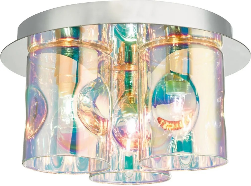 DAR LIGHTING INT5350 INTER Glamour Mennyezeti Lámpa Csiszolt Króm G9 IP20