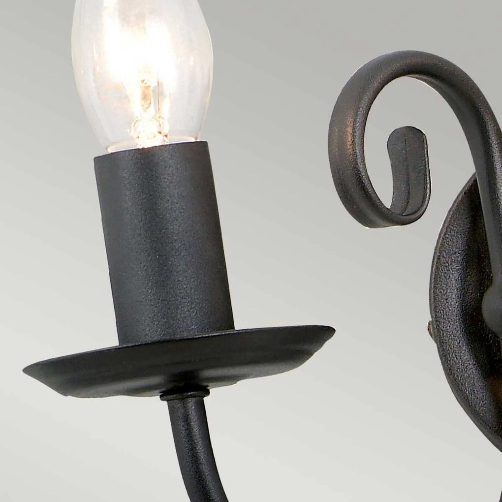 Elstead klasszikus fali lámpa artisan fekete elsart2-black
