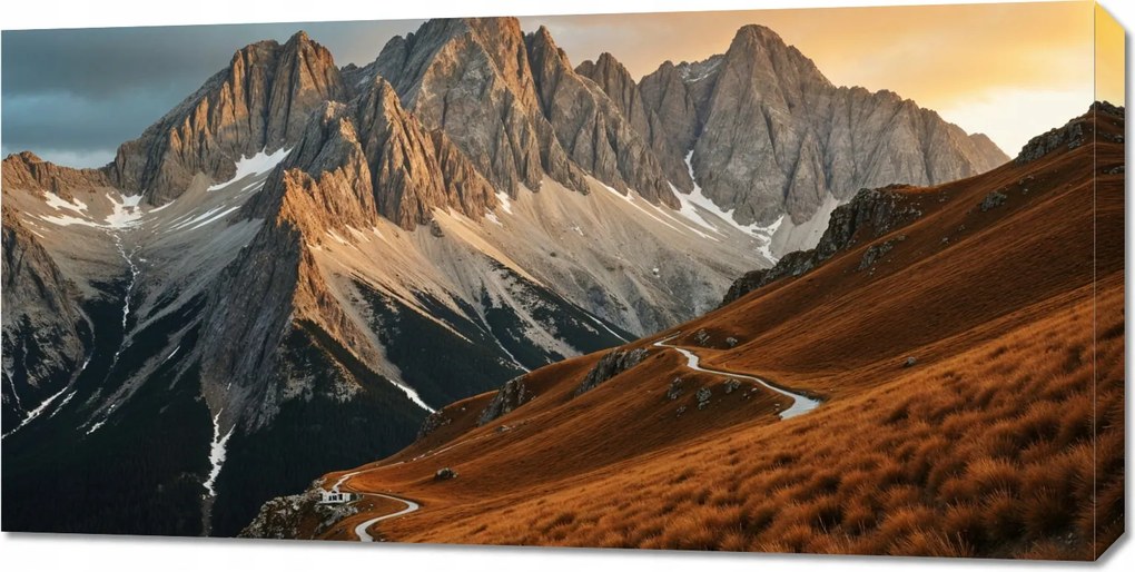 Vászonkép 100x50cm Hálószoba Nappaliba Panoráma Hegyek 3