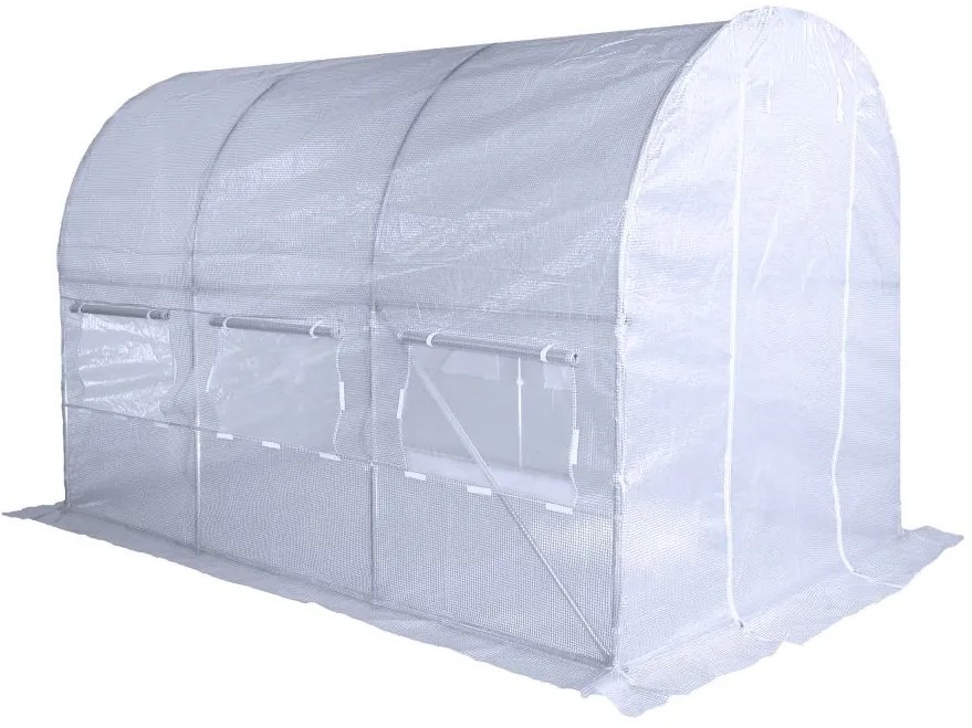 Home &amp; Garden Fóliasátor 200 x 300 cm( 6 m2) fehér